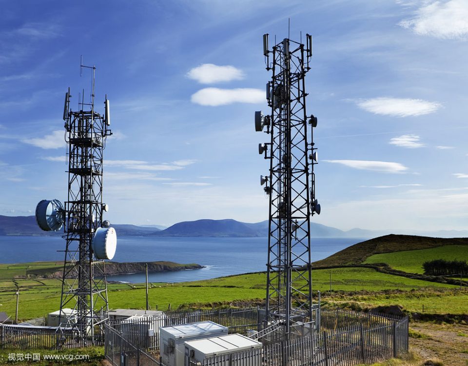 GSM Komunikasi Monopole Tower wayarles