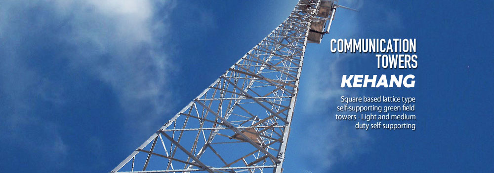 Self Supporting Steel Lattice Telecom Radar Tower