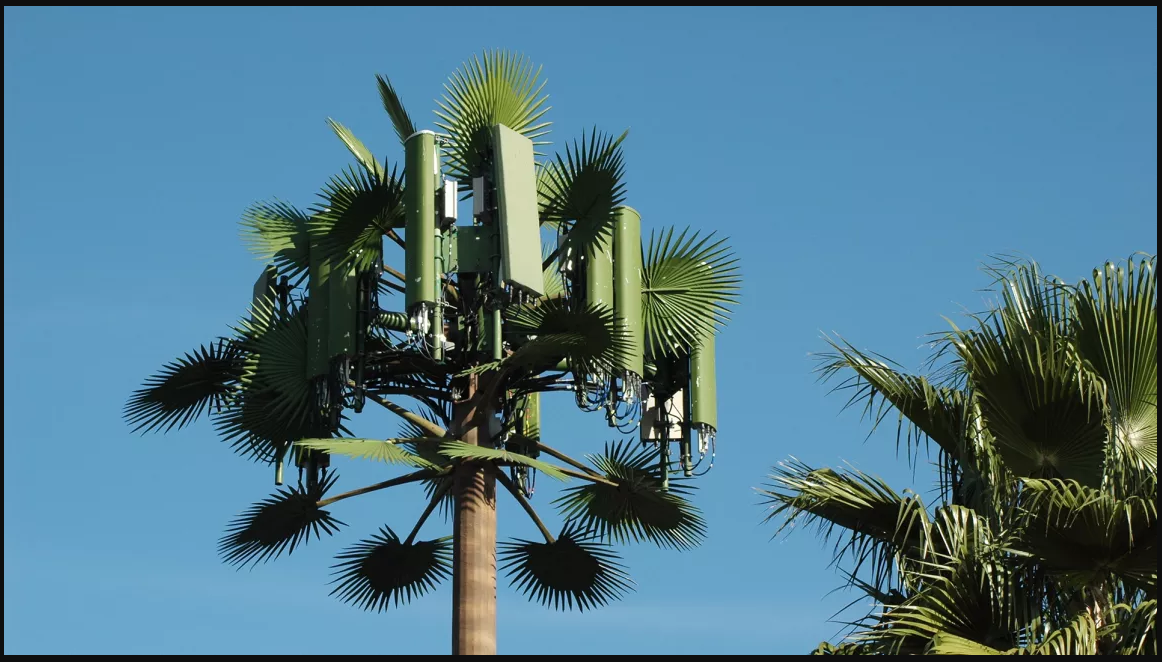 Torre de antena de camuflagem gsm wifi torre monopolo torre biônica