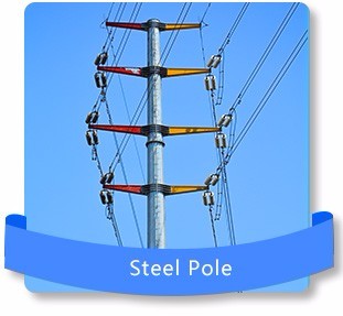 Power Transmission Line Elektrostahl Pole