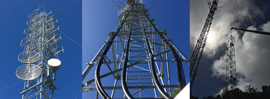 หอคอยที่รองรับตนเองจาก Jielian Communications Towers