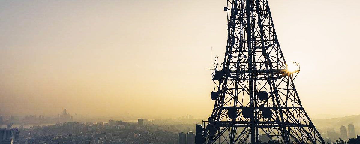 cell phone communication tower