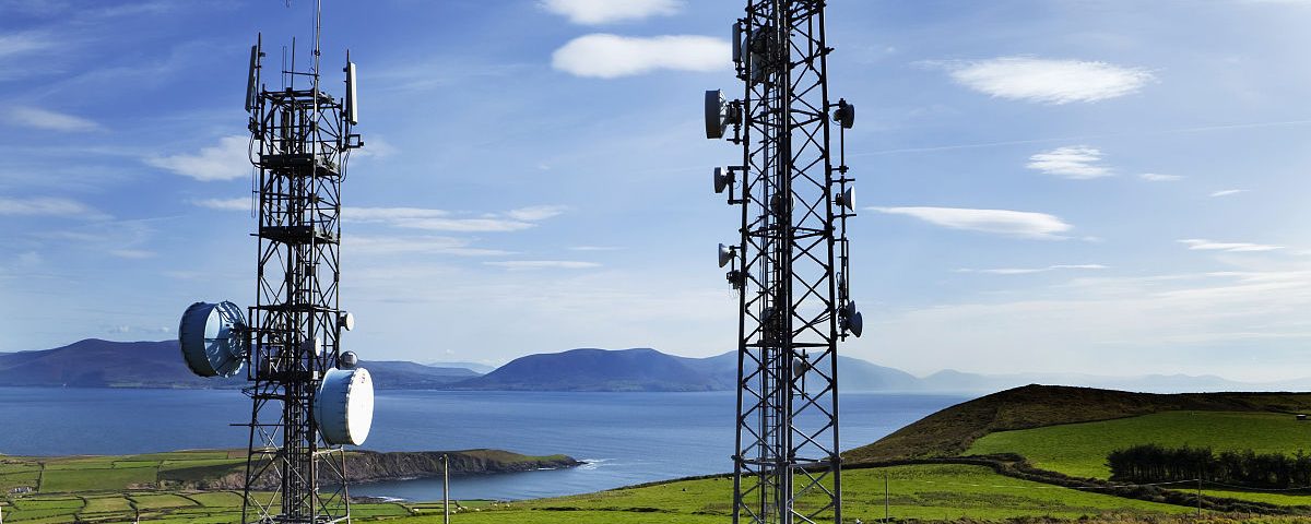 Torre monopolo de comunicação sem fio GSM