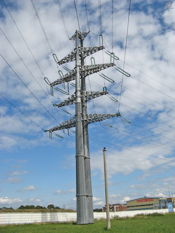 Verzinkte-Elektro-Power-Stahl-Pole