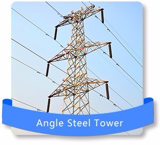 Double Circuit 35kV 380kV Q235 Transmission Line Steel Tower Pole