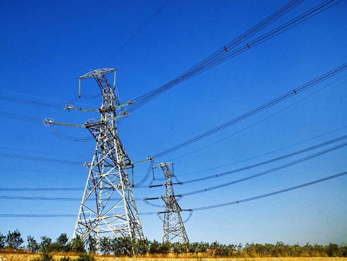 10doble línea de transmisión de circuito ángulo galvenized torre de acero kv -220kv