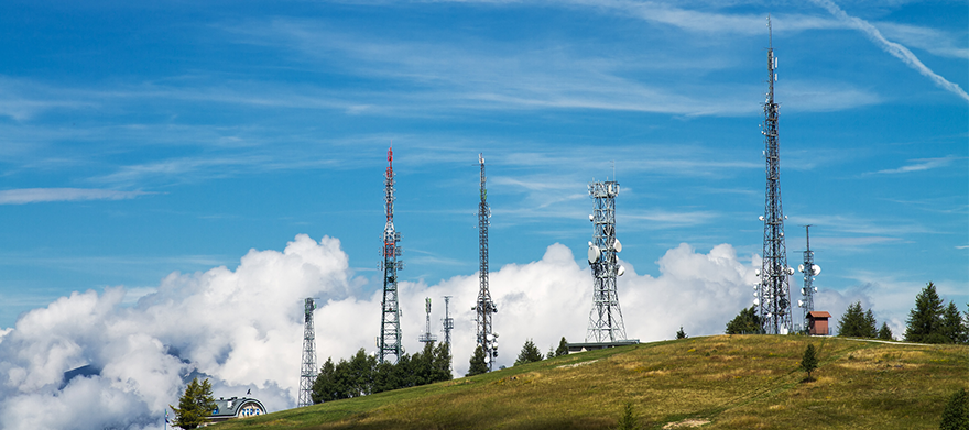 steel communication tower