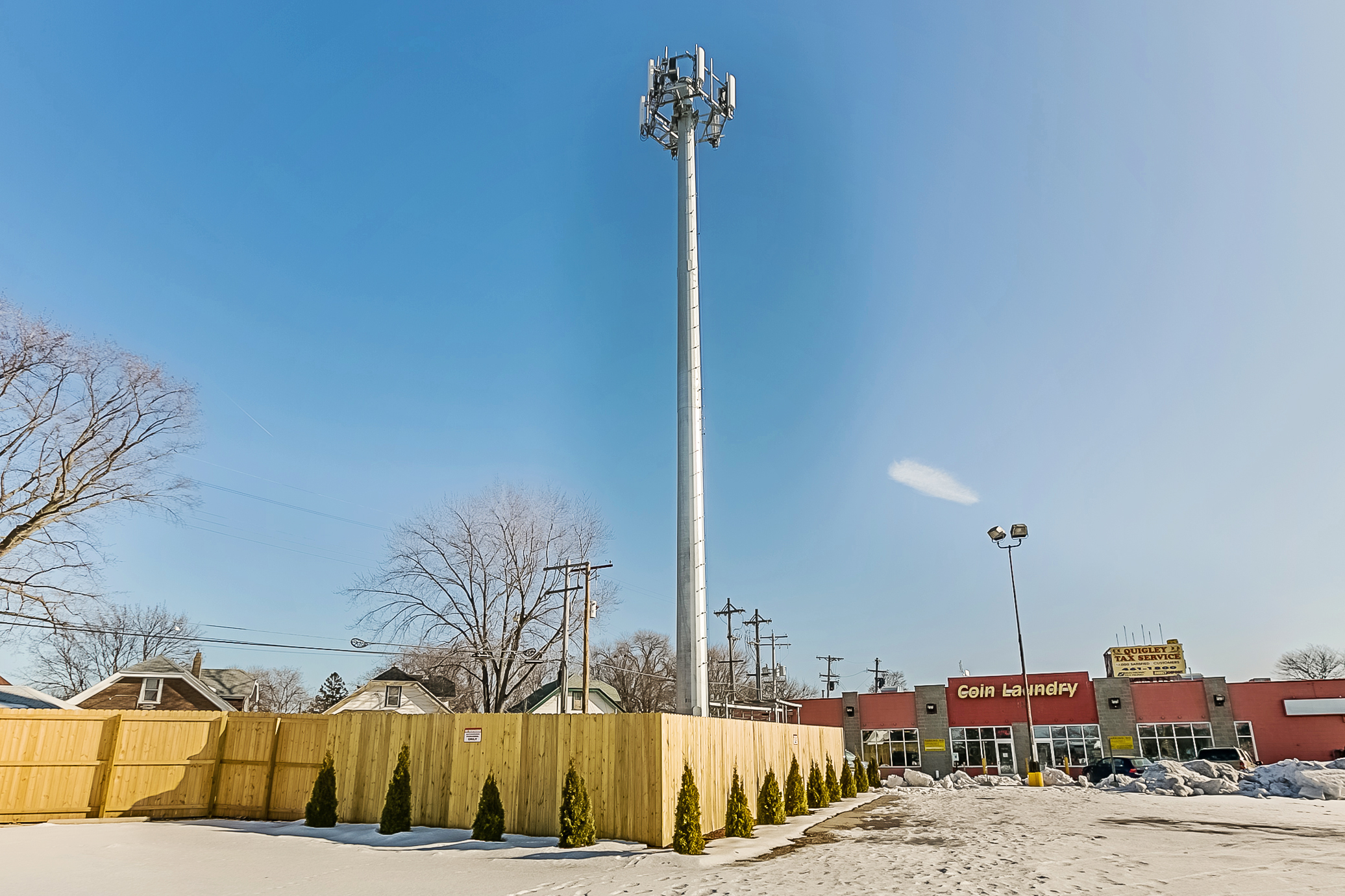 Monopole Tower Strommast aus Stahl